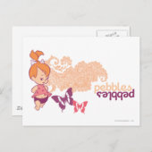 PEBBLES™ und Schmetterlinge Postkarte (Vorne/Hinten)