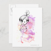 PEBBLES™ Watercolor Sketch Postkarte (Vorne/Hinten)