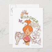 PEBBLES™ Wild Child Postkarte (Vorne/Hinten)