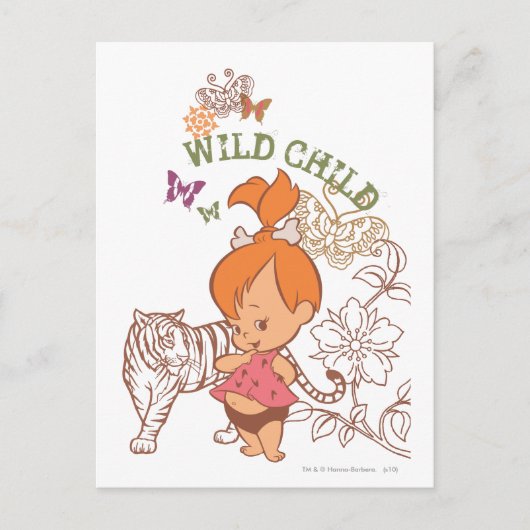 PEBBLES™ Wild Child Postkarte (Vorderseite)
