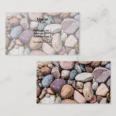 Pebbly Strand Visitenkarte (Vorne/Hinten)