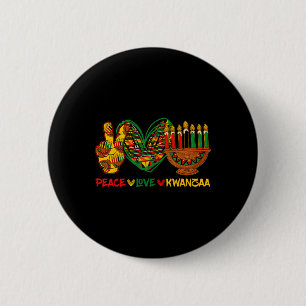 Pecae Liebe Kwanzaa Kinara Grundsätze Kerzen Pan A Button