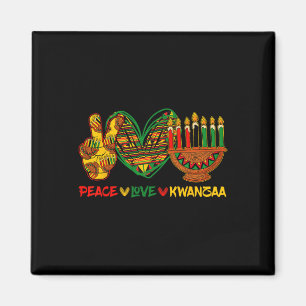 Pecae Liebe Kwanzaa Kinara Grundsätze Kerzen Pan A Magnet