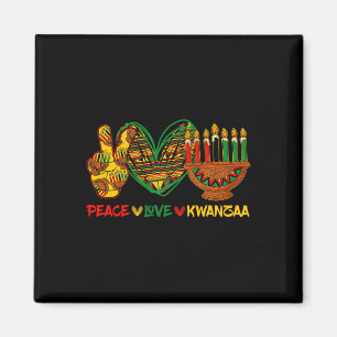 Pecae Liebe Kwanzaa Kinara Grundsätze Kerzen Pan A Magnet