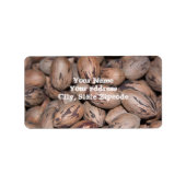 Pecan Address Labels Adressaufkleber (Vorne)