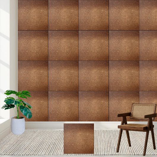 Pecan Caramel Brown Glitzer Wall Floor Küche Fliese