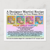 Pecan Cookie Martini Rezept Postkarte (Vorderseite)