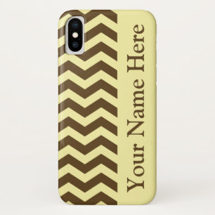 Pecan Cream Neutral Chevrons Case-Mate iPhone Hülle