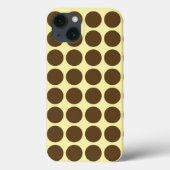 Pecan Cream Neutral Dots Case-Mate iPhone Hülle (Rückseite)
