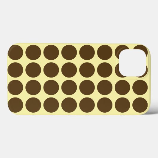 Pecan Cream Neutral Dots Case-Mate iPhone Hülle (Rückseite (Horizontal))