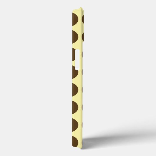 Pecan Cream Neutral Dots Case-Mate iPhone Hülle (Rückseite / Rechts)