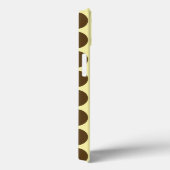 Pecan Cream Neutral Dots Mode Case-Mate iPhone Hülle (Rückseite / Rechts)