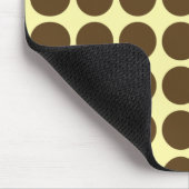 Pecan Cream Neutral Dots Mousepad (Ecke)