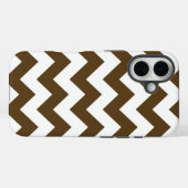 Pecan Neutral Chevrons Case-Mate iPhone Hülle (Rückseite (Horizontal))