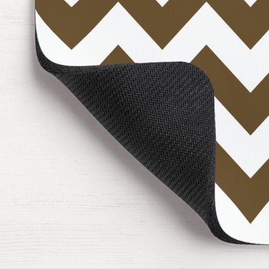 Pecan Neutral Zickzack Mousepad (Ecke)