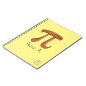 Pecan Pi Niedlich Mah Pi Day Notebook Notizblock (Linke Seite)