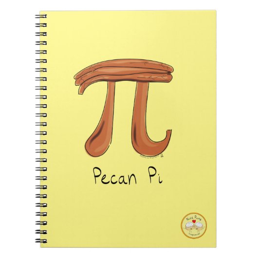 Pecan Pi Niedlich Mah Pi Day Notebook Notizblock (Vorderseite)