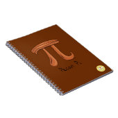 Pecan Pi Niedlich Mah Pi Day Notebook Notizblock (Rechte Seite)