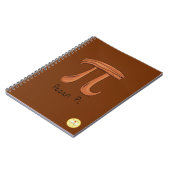 Pecan Pi Niedlich Mah Pi Day Notebook Notizblock (Linke Seite)