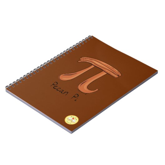 Pecan Pi Niedlich Mah Pi Day Notebook Notizblock (Linke Seite)