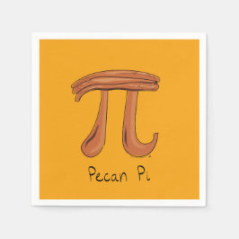 Pecan Pi Niedlich Mah Pi Day Party Napkins Serviette