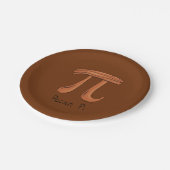 Pecan Pi Niedlich Mah Pi Day Party Teller (Schrägansicht)