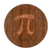 Pecan Pi Niedlich Mah Pi Day Pie Cutting Board Schneidebrett (Vorderseite)