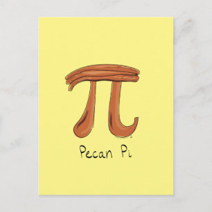 Pecan Pi Niedlich Mah Pi Tag Postkarte
