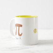 Pecan Pi Niedlich Mathe Pi Day Coffee Tasse (Vorderseite Links)