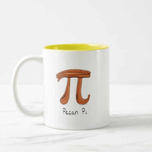 Pecan Pi Niedlich Mathe Pi Day Coffee Tasse (Links)