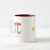 Pecan Pi Niedlich Mathe Pi Day Coffee Tasse (Vorderseite Links)