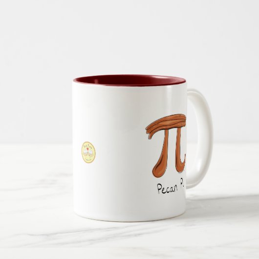 Pecan Pi Niedlich Mathe Pi Day Coffee Tasse (VorderseiteRechts)