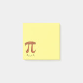 Pecan Pi Niedlich Mathematik Pi Day Notes Post-it Klebezettel (Vorderseite)