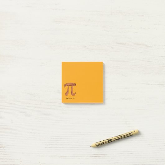 Pecan Pi Niedlich Mathematik Pi Day Notes Post-it Klebezettel (Auf Schreibtisch)