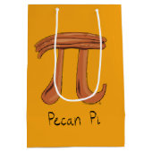 Pecan Pi Symbol Math Lehrer Mittlere Geschenktüte (Rückseite)
