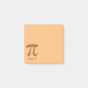 Pecan Pi Symbol Math Lehrer Niedliche Kinder Post-it Klebezettel