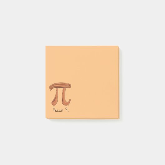 Pecan Pi Symbol Math Lehrer Niedliche Kinder Post-it Klebezettel (Vorderseite)