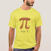 Pecan Pi Symbol Math Lehrer T-Shirt (Vorderseite)