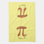 Pecan Pi Symbol Niedlich Mathe Lehrer Geschenk Geschirrtuch (Vertikal)