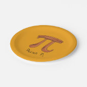 Pecan Pi Symbol Niedlich Mathe Lehrer Geschenk Pappteller (Schrägansicht)