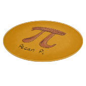 Pecan Pi Symbol Niedlich Mathe Lehrer Geschenk Schneidebrett (Ecke)