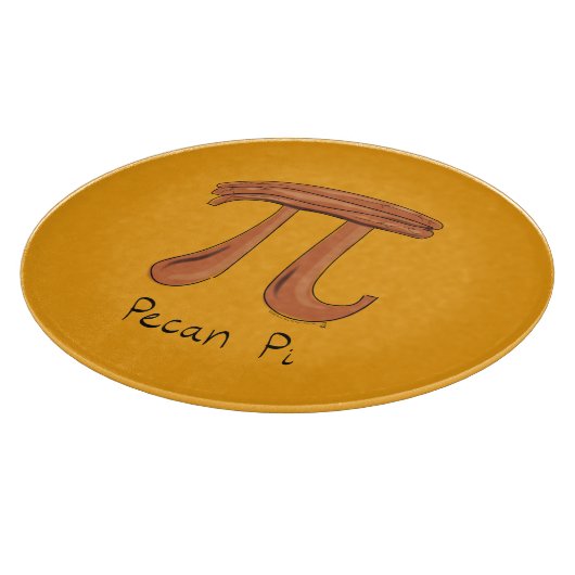 Pecan Pi Symbol Niedlich Mathe Lehrer Geschenk Schneidebrett (Ecke)