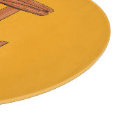 Pecan Pi Symbol Niedlich Mathe Lehrer Geschenk Schneidebrett (Ecke)