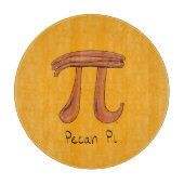 Pecan Pi Symbol Niedlich Mathe Lehrer Geschenk Schneidebrett (Vorderseite)