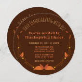 Pecan Pie Dessert Food Erntedank Holiday Einladung (Vorne/Hinten)