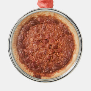 Pecan Pie Lebensmittel Foto Weihnachten Ornament Aus Metall
