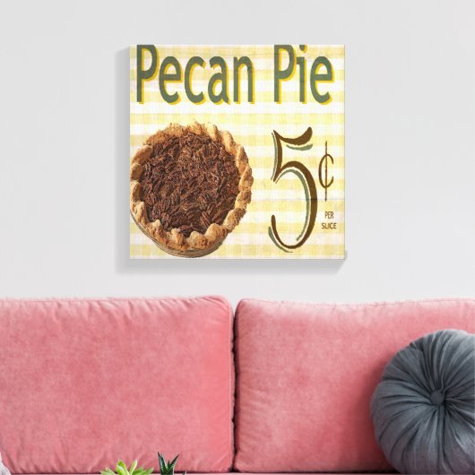Pecan Pie Leinwanddruck (Insitu (Wohnzimmer))