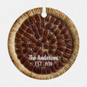 Pecan Pie Pie Baker Personalisiert Ornament Aus Metall (Vorderseite)