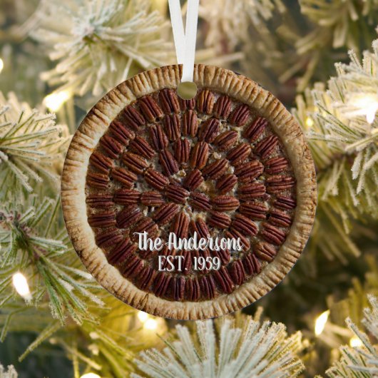 Pecan Pie Pie Baker Personalisiert Ornament Aus Metall (InSitu)