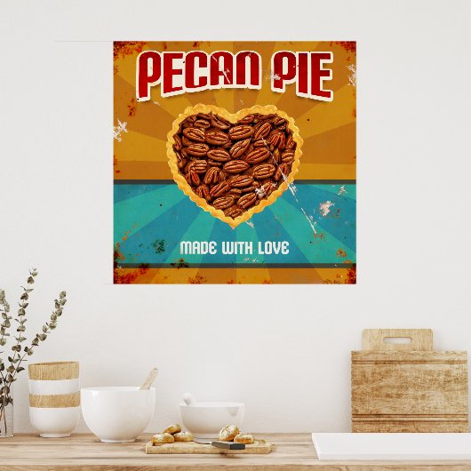 Pecan Pie Poster (Küche)